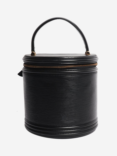 Black Epi leather vanity bag Top Handle Bags Louis Vuitton 