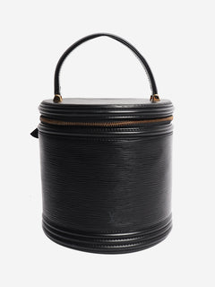 Black Epi leather vanity bag Top Handle Bags Louis Vuitton 