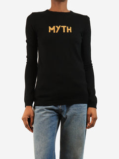 Black Myth jumper - size XS Knitwear Bella Freud 