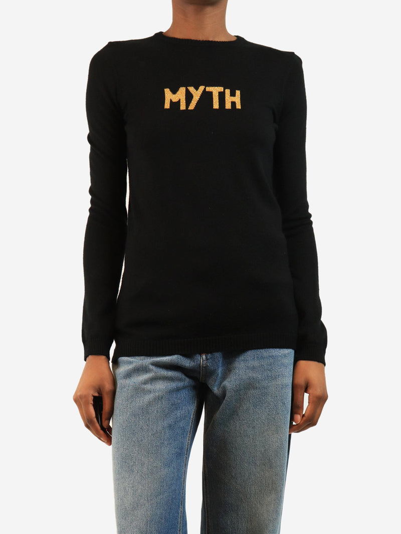 Black Myth jumper - size XS Knitwear Bella Freud 