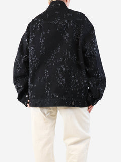Black distressed denim jacket - size M Coats & Jackets Acne Studios 