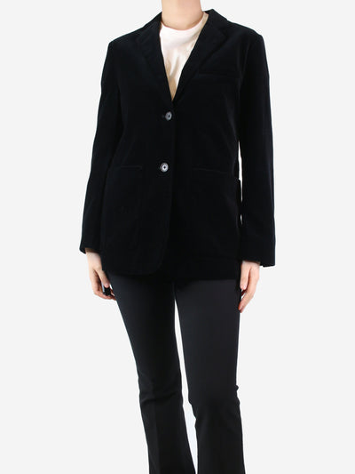 Black velvet blazer - size UK 8 Coats & Jackets Margret Howell 