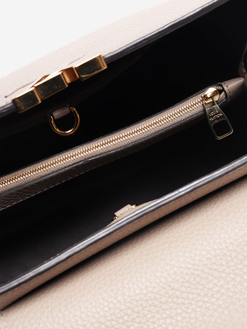 Neutral Taurillon leather Capucines MM top handle bag Top Handle Bags Louis Vuitton 