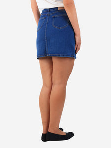 See By Chloe Blue denim mini skirt - size UK 8