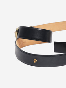 Etro Black leather belt