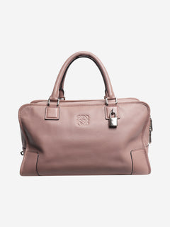 Purple leather Amazona bag