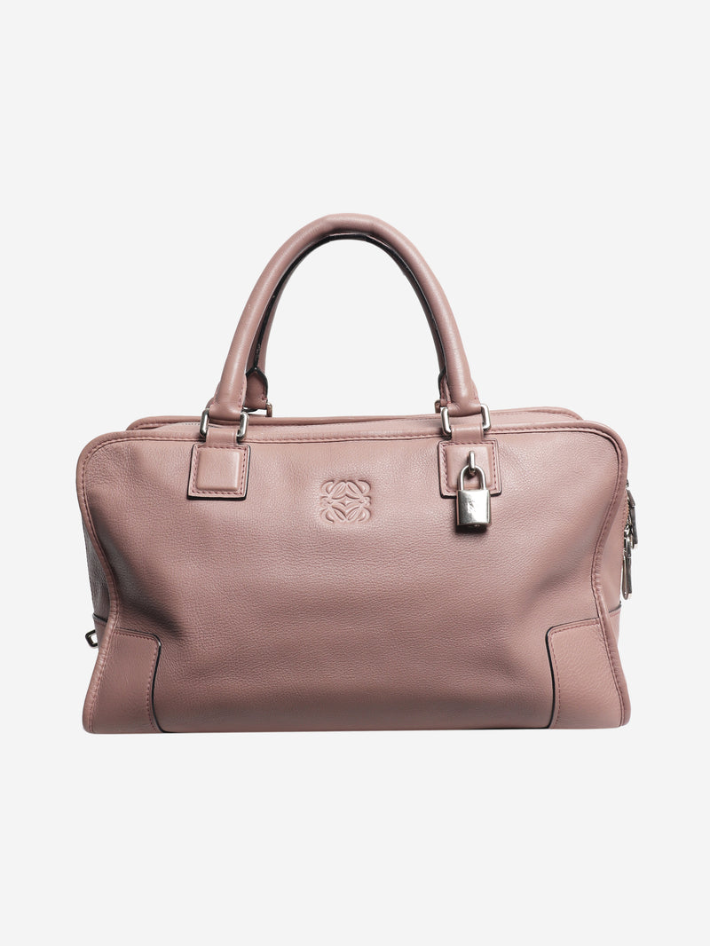 Purple leather Amazona bag