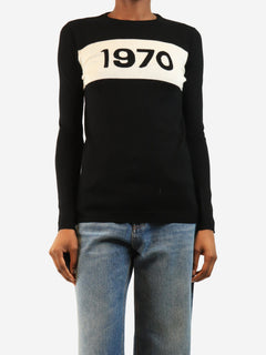 Black 1970 jumper - size XS Knitwear Bella Freud 