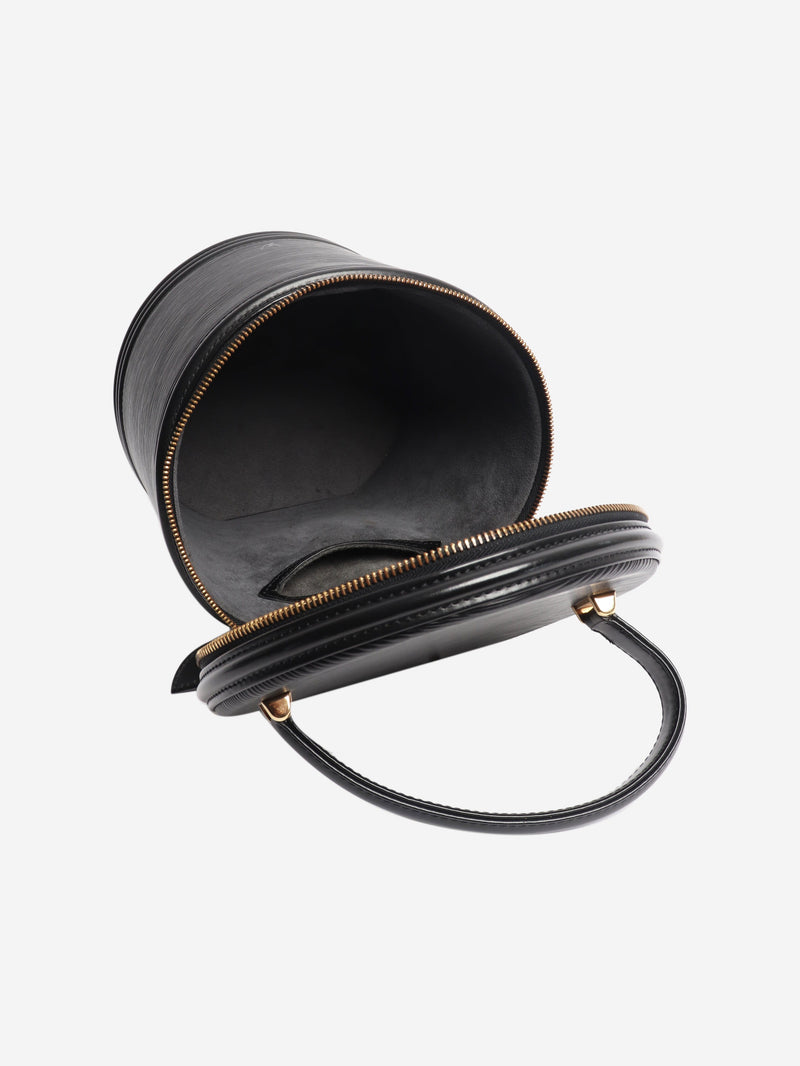 Black Epi leather vanity bag Top Handle Bags Louis Vuitton 