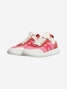 Hermes Red and white Crew trainers - size EU 38.5 (UK 5.5)