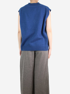 LIAH Blue v-neck jumper vest - size S