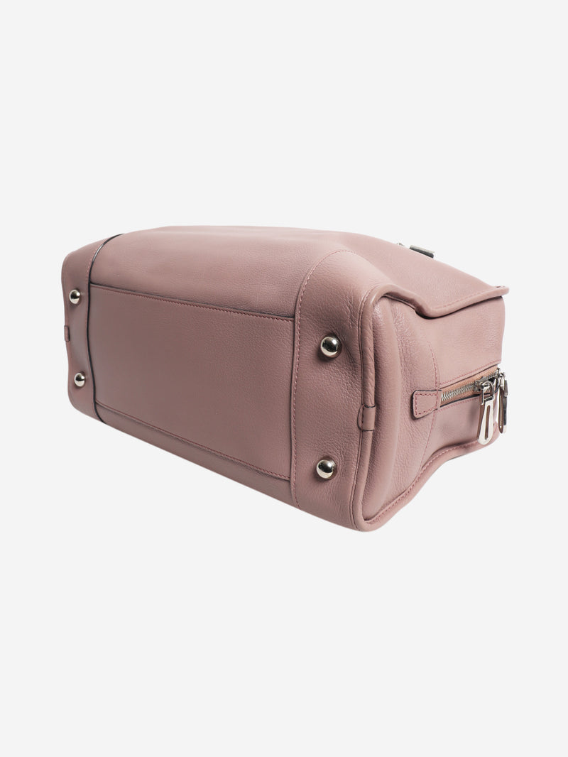Purple leather Amazona bag