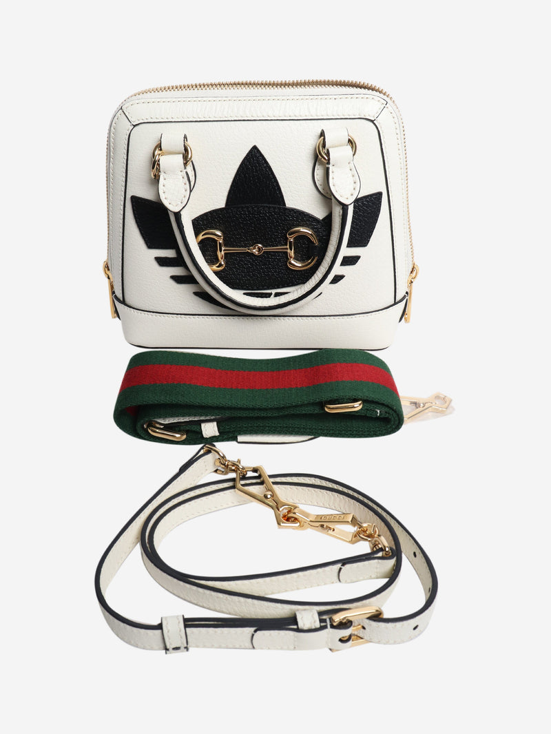 Black and white Horsebit 1955 shoulder bag Shoulder bags Gucci 