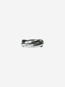 Cartier Silver 18k white gold trinity ring