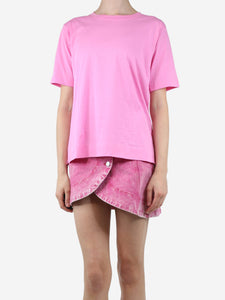 Sofie D'Hoore Pink short-sleeved t-shirt - size UK 6