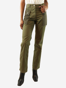 Loewe Green cargo trousers - size UK 4