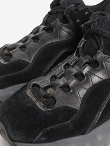 Simone Rocha Black tweed trainers - size EU 38 (UK 5)
