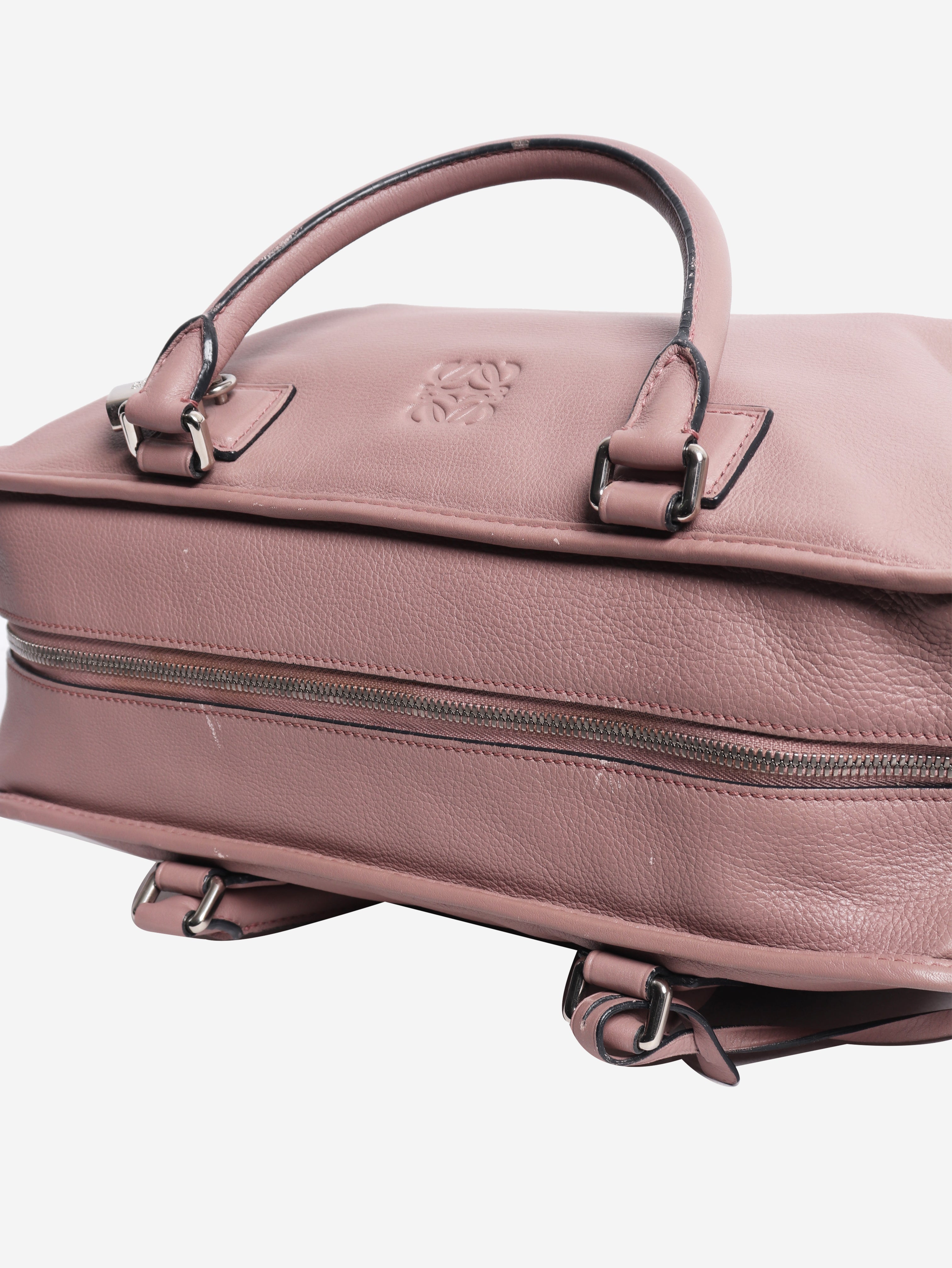Purple leather Amazona bag