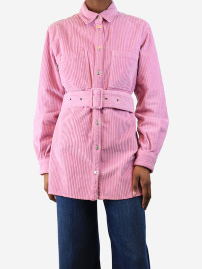 Pink corduroy belted jacket - size UK 6 Coats & Jackets MSGM 
