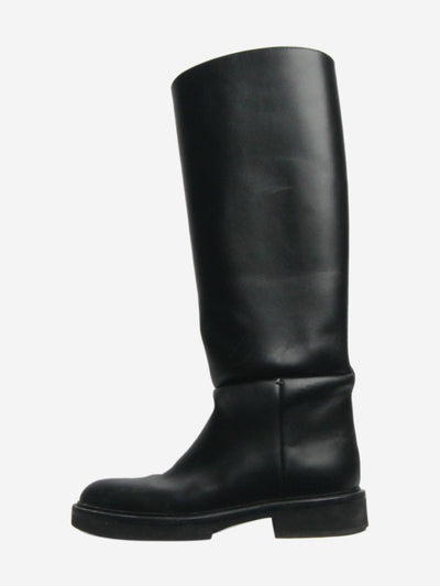 Black leather knee-high boots - size EU 37 Boots Khaite 