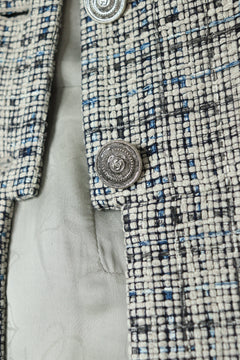 Grey tweed jacket and skirt set - size UK 14 Sets Chanel 