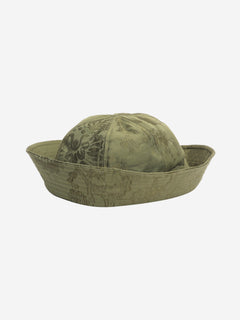 Green jacquard bucket hat Hats Erdem 