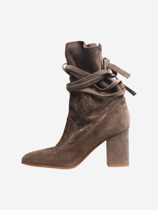 Zimmermann Brown suede ankle boots - size EU 39