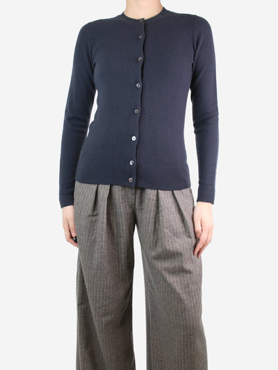 Dark grey cashmere cardigan - size S Knitwear Holland & Holland 