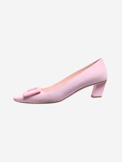 Pink Bella vivier suede pumps - size EU 38