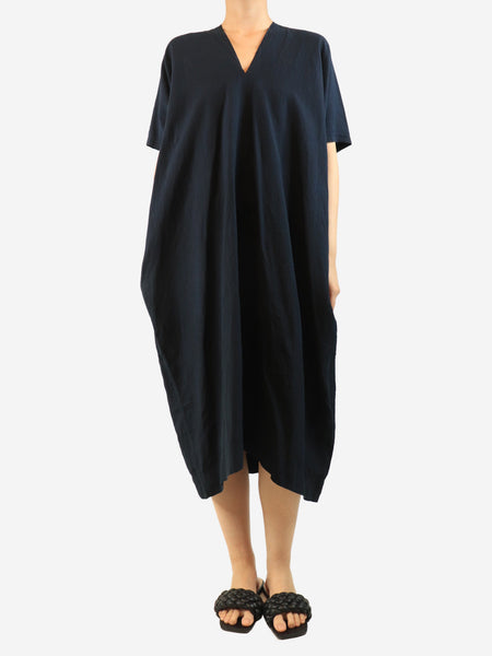 Navy linen tunic - size S product image