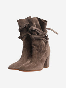 Zimmermann Brown suede ankle boots - size EU 39