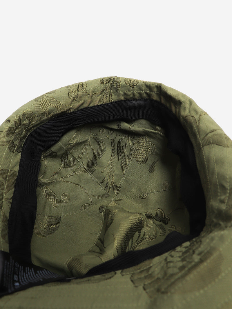 Green jacquard bucket hat Hats Erdem 