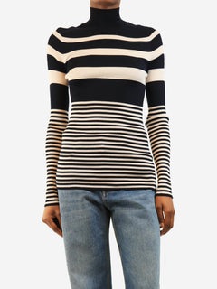 Navy striped long sleeve top - size S Knitwear Moncler 