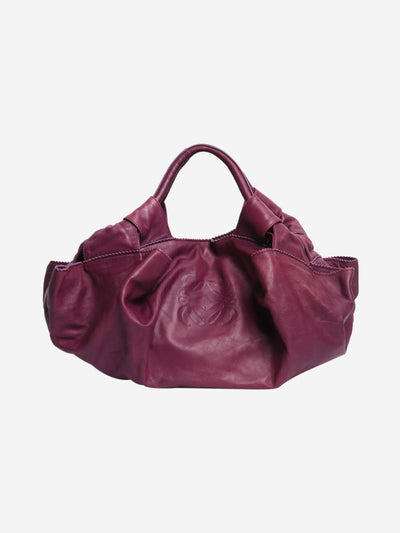 Purple Nappa Aire Anagram bag Top Handle Bags Loewe 