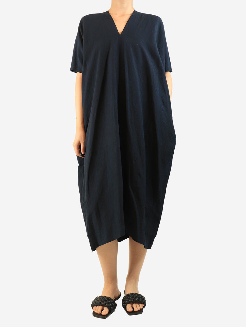 Navy linen tunic - size S Dresses Dosa 