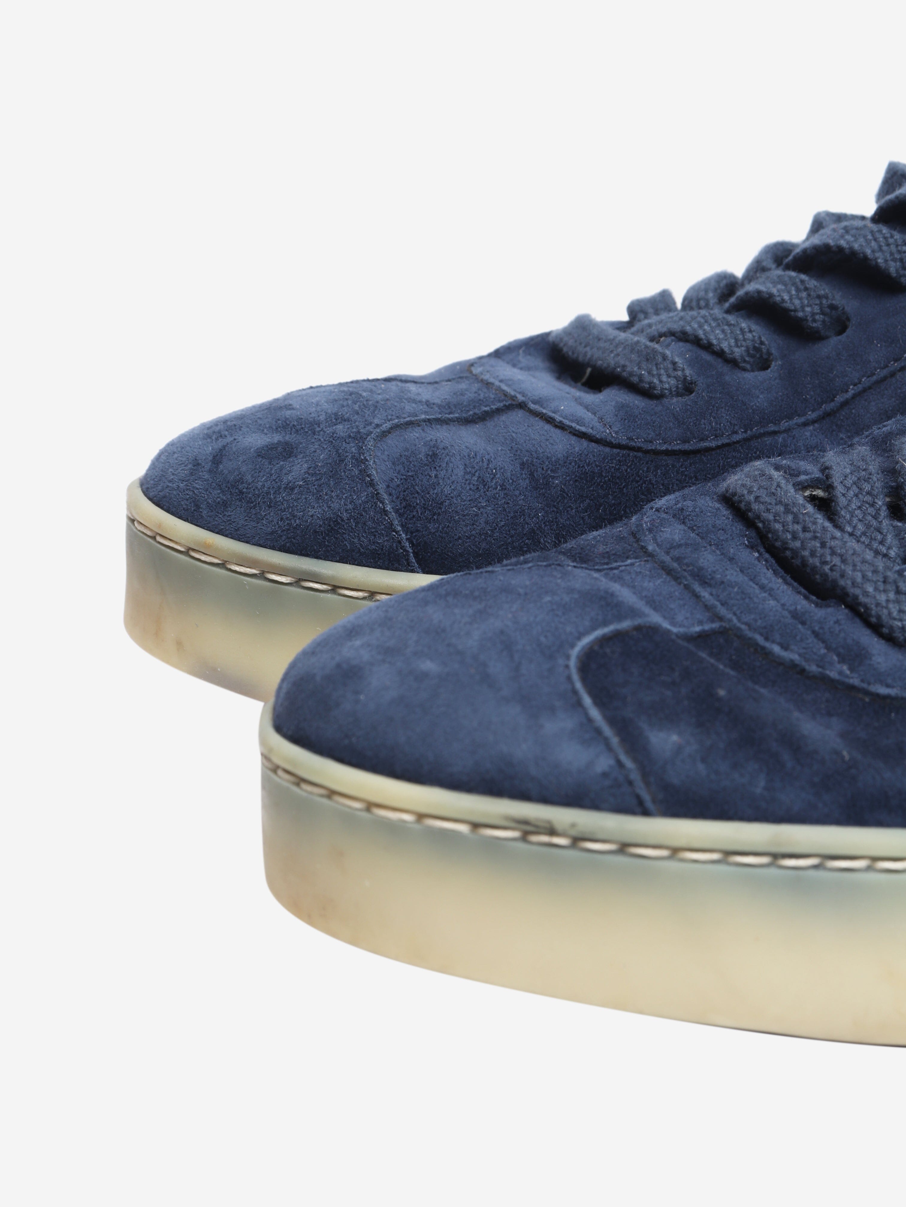Navy suede trainers - size EU 39 Trainers Loro Piana 