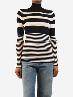 Navy striped long sleeve top - size S Knitwear Moncler 