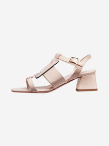 Roger Vivier Roger Vivier Light pink patent open toe block heel sandals - size EU 34.5 (UK 1.5)