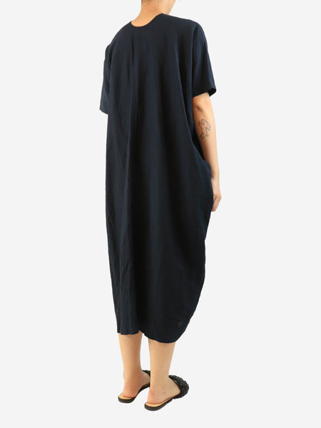 Navy linen tunic - size S alternate image