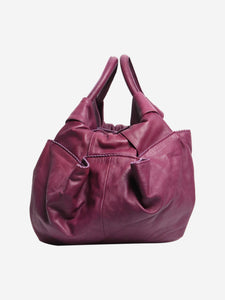 Loewe Purple Nappa Aire Anagram bag