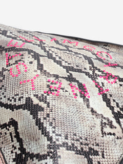 Multicolour faux-snakeskin tote bag Tote Bags Stella McCartney 