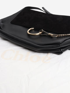 Black Faye suede-leather bag Shoulder bags Chloe 