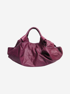 Loewe Purple Nappa Aire Anagram bag