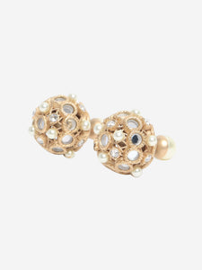 Christian Dior Gold Tribales earrings