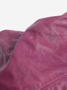 Loewe Purple Nappa Aire Anagram bag