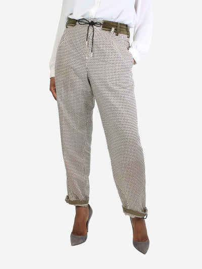 Multi elasticated printed trousers - size M Trousers Sacai 