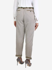 Sacai Multi elasticated printed trousers - size M