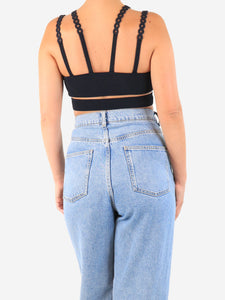 Simkhai Navy Liana ring bralette - size S