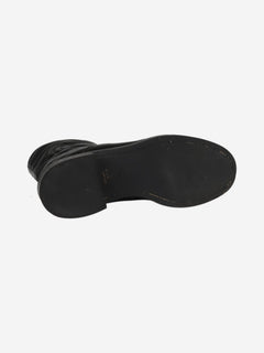Black leather ankle boots - size EU 37.5 Boots Gucci 