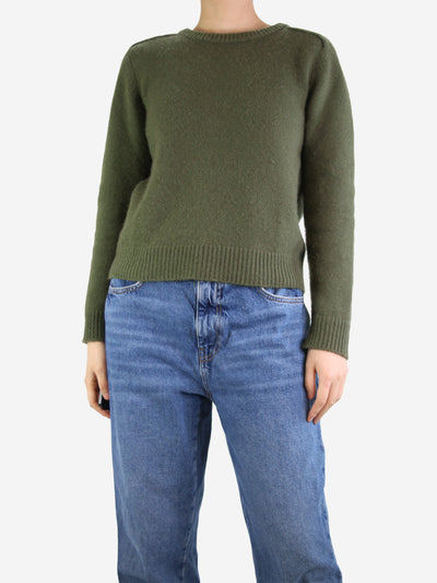 Green cashmere jumper - size S Knitwear Kujten 
